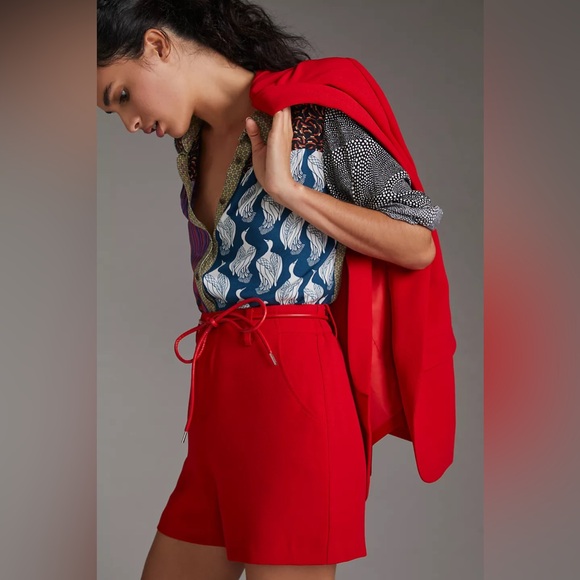 Anthropologie Classic Blazer Short Set - Picture 2 of 5